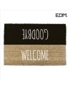 Felpudo Modelo Welcome-goodbye Edm Fibra 60 X 40 Cm