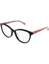 Montura de Gafas Mujer Carolina Herrera Vhe876530700 Negro Blanco