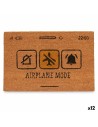 Felpudo Airplane Mode Amarillo Natural 60 X 1 X 40 Cm 12 Unidades