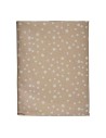 Bigbuy Home Mantel Jacquard Lunares Beige 140 X 180 Cm