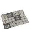 Bigbuy Home Salvamantel Mosaico Gris Poliéster 36 X 0 5 X 48 Cm