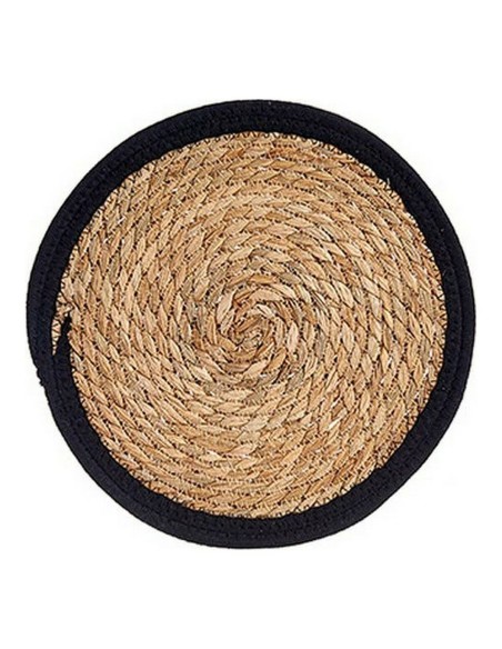 bigbuy_home_salvamantel_marrón_negro_fibra_natural_Ø_30_cm_8430852897145_oferta