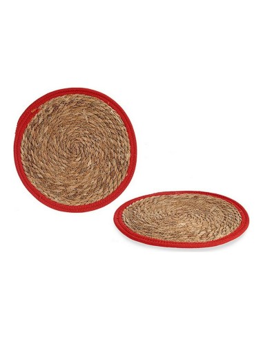 bigbuy_home_salvamantel_marrón_rojo_fibra_natural_Ø_35_cm_8430852897237_promocion