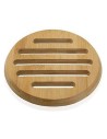 Bigbuy Eco Salvamantel Ø 20 Cm Madera Bambú