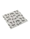 Bigbuy Cooking Salvamantel Corcho Cerámica 20 X 20 Cm Zebra