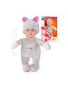 Muñeca Bebé Reig 25 Cm Gatito Peluche