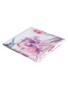 Bigbuy Home Mantel 140 X 140 Cm Poliéster 100 % Algodón Flores