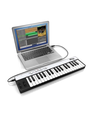 IK Multimedia IPIRIGKEYS IP-IRIG-KEYS-IN - Teclado MIDI para PC/Mac/iOS, color blanco: Kiwiku.com: Instrumentos musicales