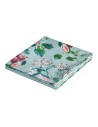 Bigbuy Home Mantel Turquesa Poliéster 100 % Algodón 140 X 240 Cm