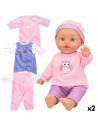 Muñeca Bebé Colorbaby 24 X 42 X 11 Cm 2 Unidades