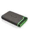 Transcend storejet 25m3 - disco duro externo de 1 tb ultra resistente de grado militar, 2.5 verde
