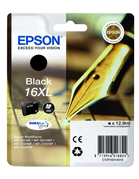 Epson C13T16314010 - Cartucho de tinta, negro: EPSON: Kiwiku.com: Oficina y papelería