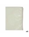 Bigbuy Home Mantel Hule Beige Rombos 140 X 180 Cm 12 Unidades