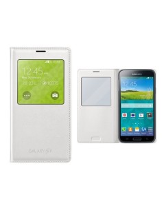 Samsung G034S5PW1 - Funda con tapa para Samsung Galaxy S5, blanco - Electrónica - Kiwiku.com