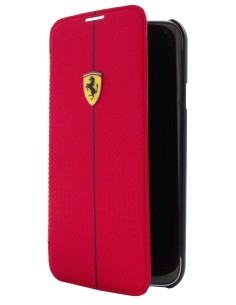 Ferrari FEFM070 - Funda booklet para Samsung Galaxy S5 (efecto carbono) rojo - Electrónica - Kiwiku.com
