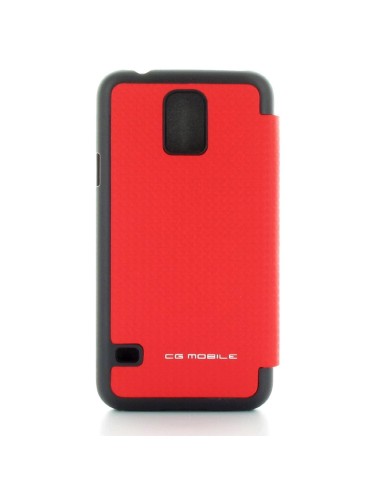 Ferrari FEFM070 - Funda booklet para Samsung Galaxy S5 (efecto carbono) rojo - Electrónica - Kiwiku.com