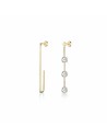 Pendientes Mujer Rosefield Jalpeg-j182 Acero Inoxidable 2 Cm