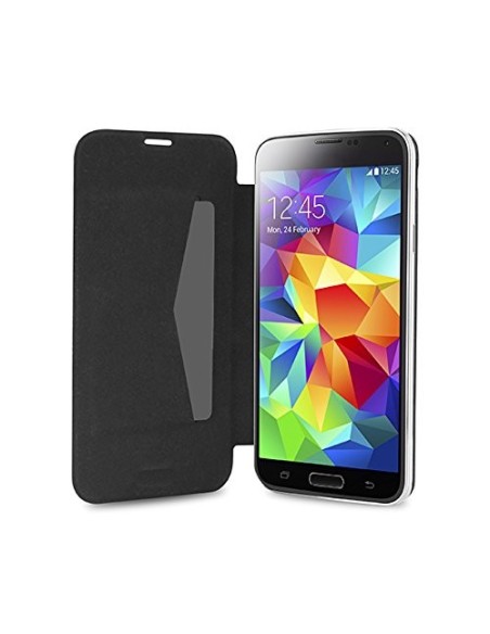 Kiwiku.com: Puro PUFM308 - Funda para Samsung Galaxy S5 (sustituye tapa trasera) negro - Electrónica