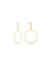 Pendientes Mujer Ania Haie E025-04g Plata de Ley 3 Cm