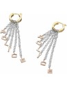 Pendientes Mujer Police Pj25596essgrg.01 Acero Inoxidable 5 Cm