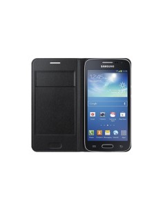Samsung O8EFWG386BBEG - Funda flip cover para Samsung Galaxy Core LTE G386F, negro: Kiwiku.com: Electrónica