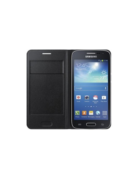 Samsung O8EFWG386BBEG - Funda flip cover para Samsung Galaxy Core LTE G386F, negro: Kiwiku.com: Electrónica