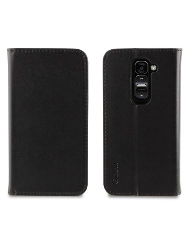 Muvit MUSNS0061 - Funda slim folio con función soporte y tarjetero para LG G2 Mini, negro: Kiwiku.com: Electrónica