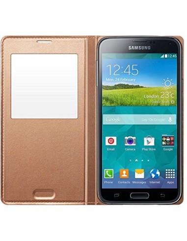 Kiwiku.com: Samsung O8EFCG900BDEG - Funda para Samsung Galaxy S5 G900, dorado - Electrónica