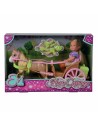 Muñeca Bebé Simba Evi Love Horse Carriage