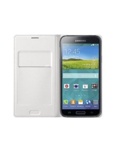 Samsung O8EFWG900BHEG - Funda tipo flip para Samsung Galaxy S5, blanco - Electrónica - Kiwiku.com