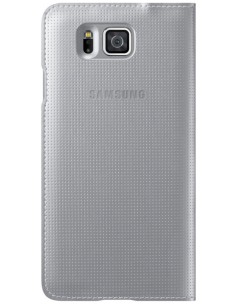 Kiwiku.com: Samsung S-View - Cubierta para Samsung Galaxy Alpha G850F, plateado - Electrónica 2