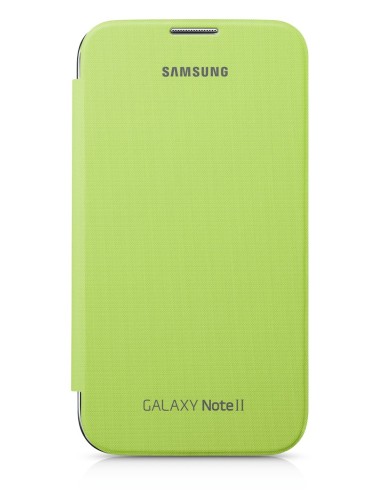 Samsung EFC-1J9FLEGSTD - Funda para Samsung Galaxy Note 2/N7100, color lima - Electrónica - Kiwiku.com