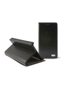 Funda folio ksix para aquaris e5 hd standing negra kiwiku.com