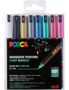 posca_pc1mr_marcador_posca_con_punta_calibrada_extra_fine_tip_pen_metallic_colors_8_pc_3296280033358_oferta