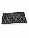 Felpudo Goma/moqueta Hojas Gris 75x45cm Hidalgo