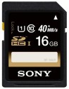 Sony sf16u - tarjeta de memoria sdhc de 16 gb (clase: 10, 40 mb/s, uhs-i), negro
