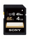 Sony sf4u - tarjeta de memoria sdhc de 4 gb (clase: 4, 40 mb/s, uhs-i), negro