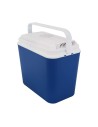 Nevera Portátil Eléctrica Atlantic Azul 22l 12v Dc Adaptador Coche 39x24x39cm