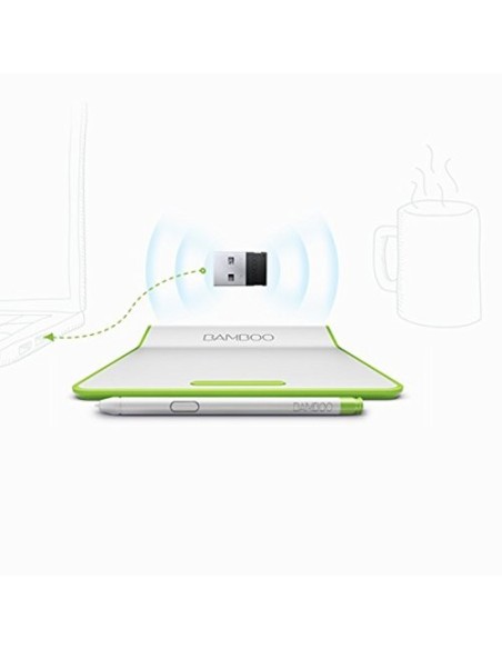 Wacom Bamboo Pad - Tableta gráfica, metálico gris: WACOM: Kiwiku.com: Informática
