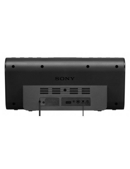 Sony ICFCS20BT - Radiodespertador (4W, Bluetooth, NFC, AM/FM) , negro: Kiwiku.com: Electrónica