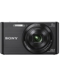 Sony DSC-W830 - Cámara compacta de 20.1 Mp (pantalla de 2.7, zoom óptico 8x, estabilizador óptico), Negro: Sony: Kiwiku.com: El