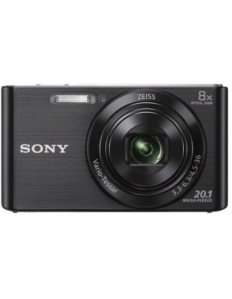 Sony DSC-W830 - Cámara compacta de 20.1 Mp (pantalla de 2.7, zoom óptico 8x, estabilizador óptico), Negro: Sony: Kiwiku.com: El
