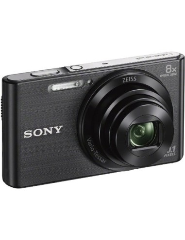 Sony DSC-W830 - Cámara compacta de 20.1 Mp (pantalla de 2.7, zoom óptico 8x, estabilizador óptico), Negro: Sony: Kiwiku.com: El
