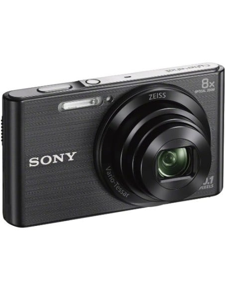 Sony DSC-W830 - Cámara compacta de 20.1 Mp (pantalla de 2.7, zoom óptico 8x, estabilizador óptico), Negro: Sony: Kiwiku.com: El