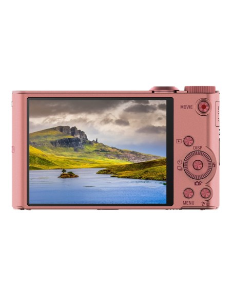 Sony DSC-WX350 - Cámara compacta de 18.2 Mp (pantalla de 3, zoom óptico 20x, estabilizador, vídeo Full HD), rosado: Kiwiku.com: