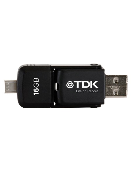 TDK TDK79221 - Memoria Micro USB Flash 2-en 1 de 16 GB: Kiwiku.com: Informática