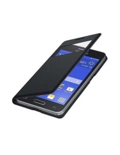 Kiwiku.com: Samsung S View - Funda para Samsung Galaxy Core 2, negra - Electrónica