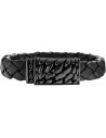 Pulsera Hombre Police Pj25729blb.01-l Cuero 21 Cm