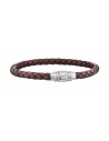 Pulsera Hombre Police Pj25890blc.02a Cuero 19 Cm