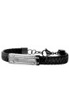 Pulsera Hombre Police Pj26046blu.03 Cuero 19 Cm